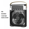 3-in-1 Mini Air Cooler Fan — Portable Cooling, Humidifier & Night Light